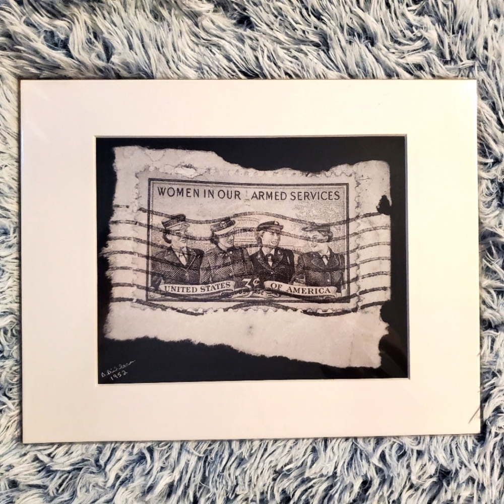 Vintage Postage Stamp Photo